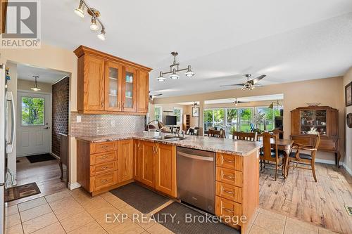 255 Victoria Road, Georgina, ON - Indoor Photo Showing Kitchen With Double Sink