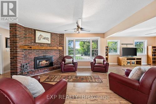 255 Victoria Road, Georgina, ON - Indoor Photo Showing Living Room With Fireplace