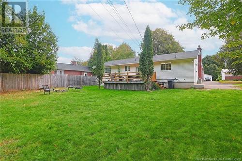 45 Walker Street, Fredericton, NB - Outdoor With Deck Patio Veranda With Backyard