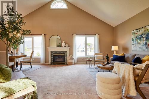 65 Waterbury Crescent, Scugog (Port Perry), ON - Indoor Photo Showing Living Room With Fireplace