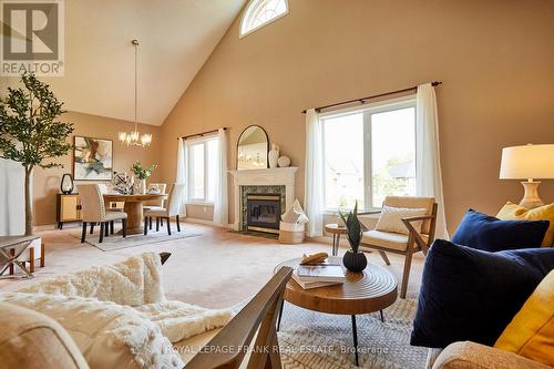 65 Waterbury Crescent, Scugog (Port Perry), ON - Indoor Photo Showing Living Room With Fireplace