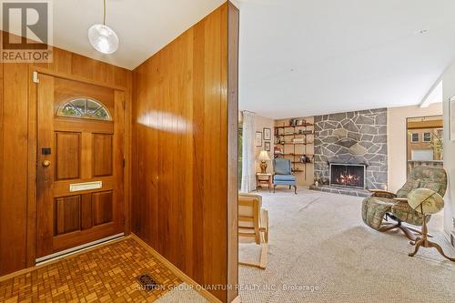 1302 Gainsborough Drive, Oakville, ON - Indoor With Fireplace