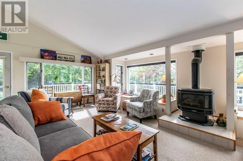 271A Bennetts Road Hogan’S Pond Pond, Portugal Cove-St. Philips, NL - Indoor Photo Showing Living Room With Fireplace