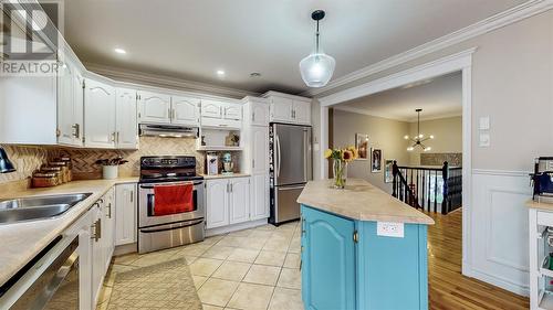 12 Chanterelle Drive, Conception Bay South, NL - Indoor Photo Showing Kitchen With Double Sink