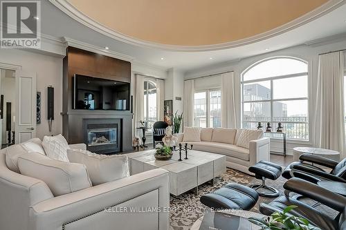 Ph1 - 445 Elizabeth Street, Burlington, ON - Indoor Photo Showing Living Room With Fireplace