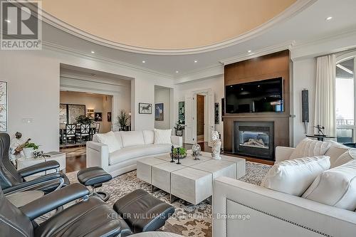 Ph1 - 445 Elizabeth Street, Burlington, ON - Indoor Photo Showing Living Room With Fireplace