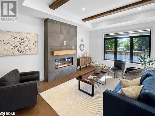 37 Deerview Drive, Quinte West, ON - Indoor Photo Showing Living Room With Fireplace