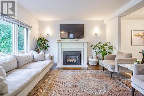 259 St Germain Avenue, Toronto, ON - Indoor Photo Showing Living Room With Fireplace