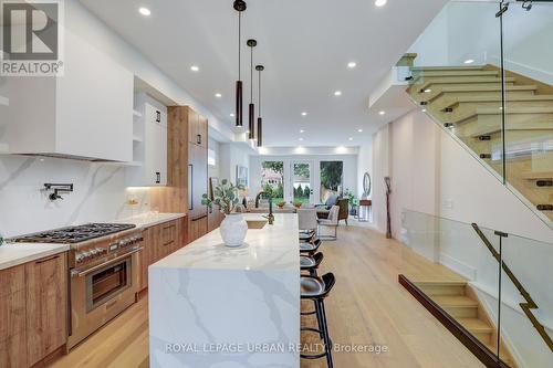 128 Floyd Avenue, Toronto, ON - Indoor Photo Showing Kitchen With Upgraded Kitchen