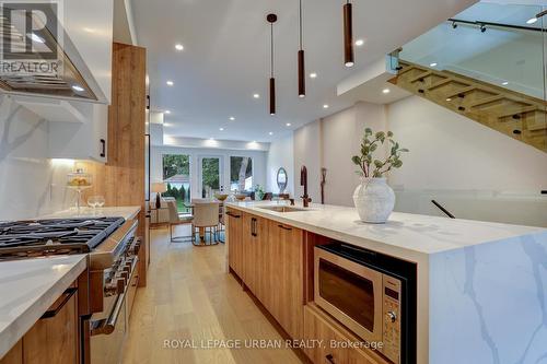 128 Floyd Avenue, Toronto, ON - Indoor Photo Showing Kitchen With Upgraded Kitchen