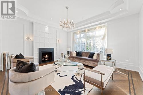 238 St Leonards Avenue, Toronto, ON - Indoor Photo Showing Living Room With Fireplace