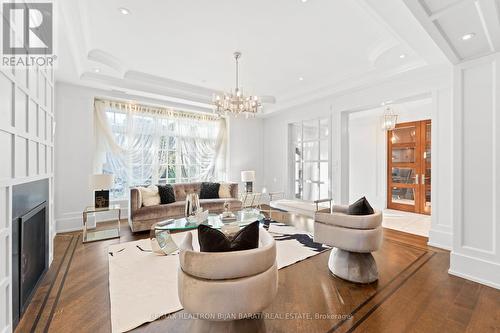 238 St Leonards Avenue, Toronto, ON - Indoor Photo Showing Living Room With Fireplace