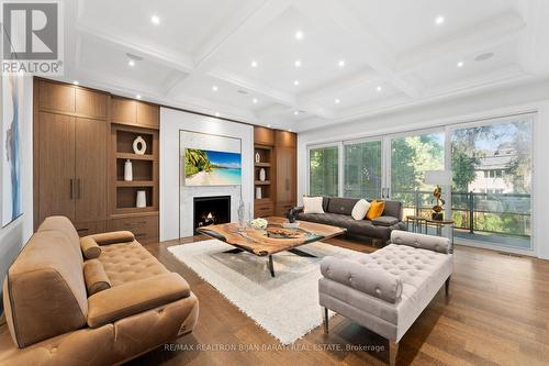 238 St Leonards Avenue, Toronto, ON - Indoor Photo Showing Living Room With Fireplace