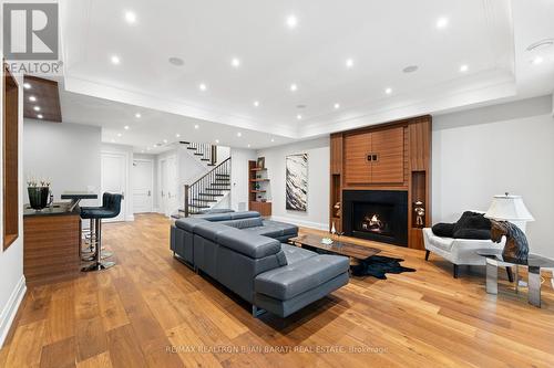 238 St Leonards Avenue, Toronto, ON - Indoor Photo Showing Living Room With Fireplace