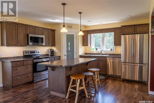 Turtle Lake Acreage, Turtle Lake, SK - Indoor Photo Showing Kitchen With Upgraded Kitchen