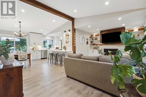 419 Darlene Crescent, London, ON - Indoor Photo Showing Living Room With Fireplace