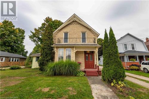 164 Queen Street N, Durham, ON - Outdoor With Deck Patio Veranda With Facade