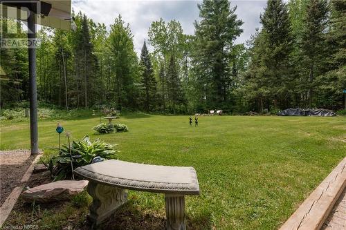 668 Lavigne Road, Corbeil, ON - Outdoor With Deck Patio Veranda