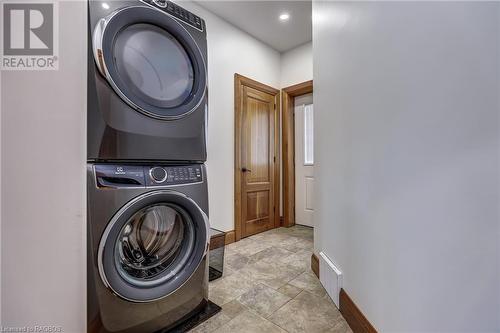 upstairs laudry, all appliances new in 2023 - 740494 10 Sideroad, Chatsworth (Twp), ON - Indoor Photo Showing Laundry Room