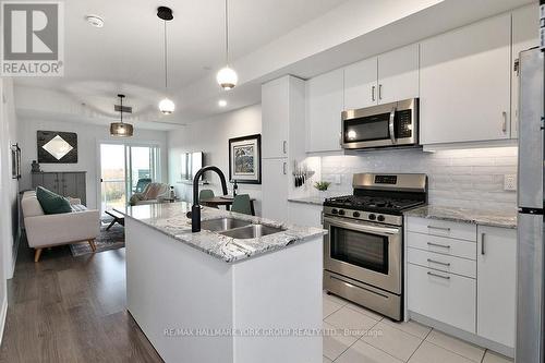 405 - 17 Spooner Crescent, Collingwood, ON - Indoor Photo Showing Kitchen With Double Sink With Upgraded Kitchen