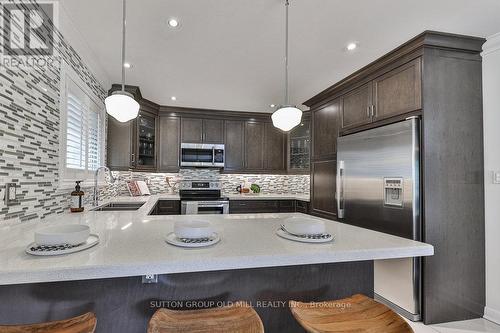 8 Lillibet Road, Toronto, ON - Indoor Photo Showing Kitchen With Stainless Steel Kitchen With Double Sink With Upgraded Kitchen