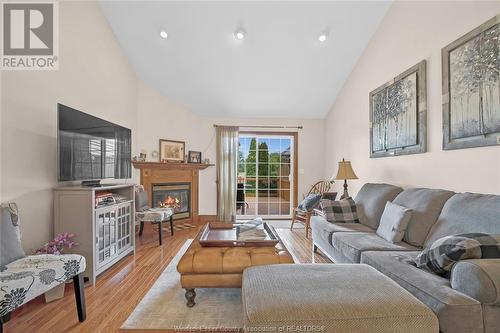 383 Lenore, Belle River, ON - Indoor Photo Showing Living Room With Fireplace