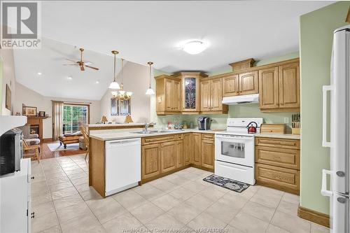 383 Lenore, Belle River, ON - Indoor Photo Showing Kitchen With Double Sink