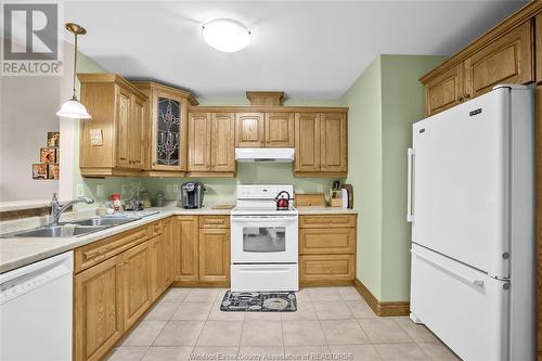 383 Lenore, Belle River, ON - Indoor Photo Showing Kitchen With Double Sink