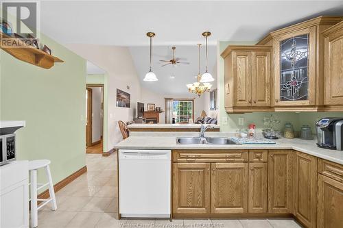 383 Lenore, Belle River, ON - Indoor Photo Showing Kitchen With Double Sink