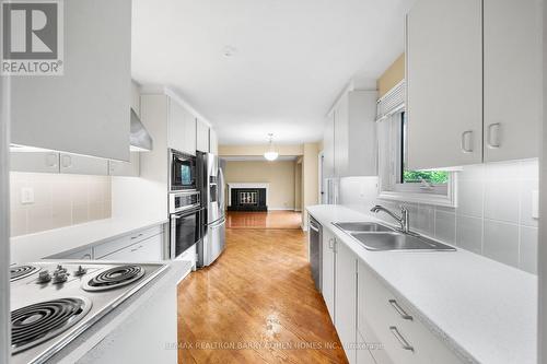 32 Barrydale Crescent, Toronto, ON - Indoor Photo Showing Kitchen With Double Sink