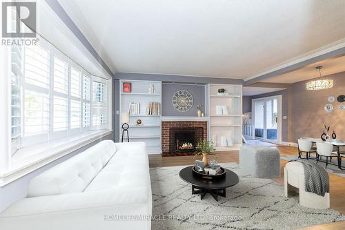 1 Lowell Avenue, Toronto, ON - Indoor Photo Showing Living Room With Fireplace