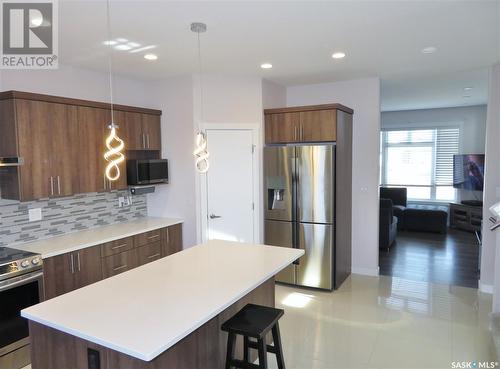 738 Pichler Cove, Saskatoon, SK - Indoor Photo Showing Kitchen With Stainless Steel Kitchen With Upgraded Kitchen