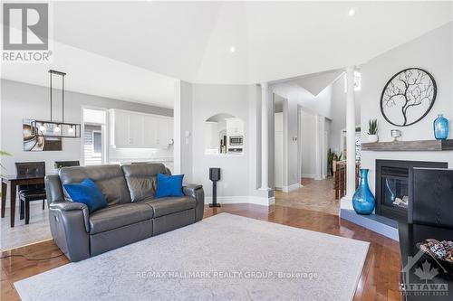 455 Potvin Avenue, Clarence-Rockland, ON - Indoor Photo Showing Living Room With Fireplace