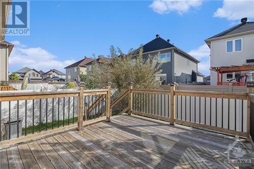 Backyard - Deck - 192 Felicity Crescent, Ottawa, ON 