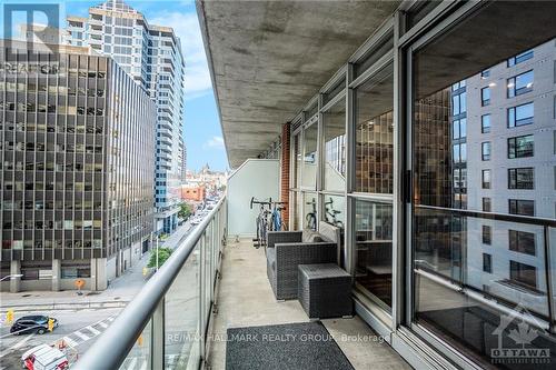 704 - 179 George Street, Ottawa, ON - Outdoor With Balcony