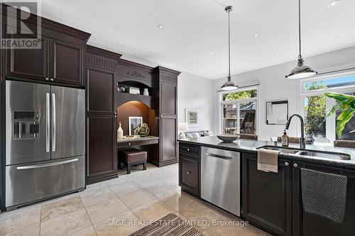 35 Thelma Avenue, Toronto, ON - Indoor Photo Showing Kitchen With Upgraded Kitchen