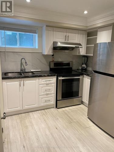 141 Gracefield Avenue, Toronto, ON - Indoor Photo Showing Kitchen With Double Sink