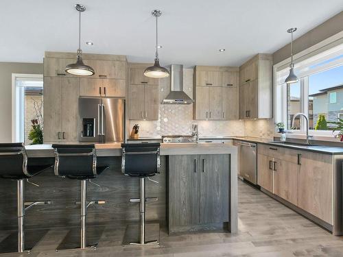 Cuisine - 295 Rue Du Monarque, La Prairie, QC - Indoor Photo Showing Kitchen With Double Sink With Upgraded Kitchen