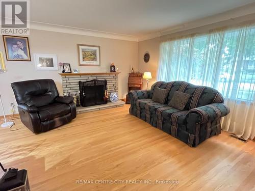 631 Ross Street, London, ON - Indoor Photo Showing Living Room With Fireplace