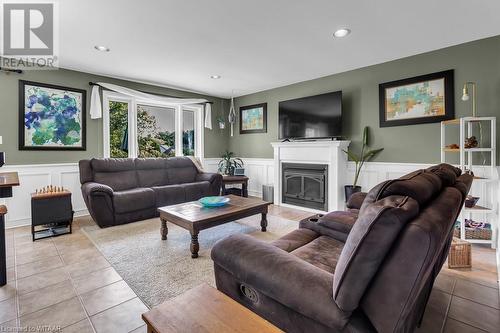 6 Lisas Drive, Sweaburg, ON - Indoor Photo Showing Living Room With Fireplace