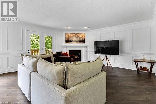 667 Lansdowne Avenue, Woodstock, ON - Indoor Photo Showing Living Room With Fireplace