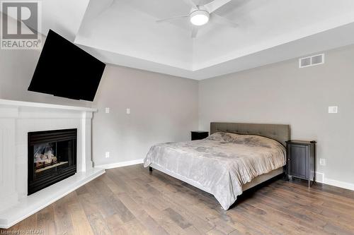 667 Lansdowne Avenue, Woodstock, ON - Indoor Photo Showing Bedroom With Fireplace