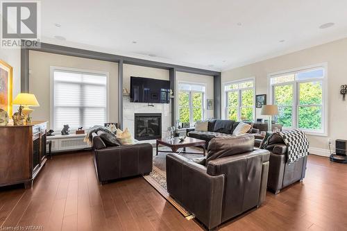 241 Tamarack Boulevard, Woodstock, ON - Indoor Photo Showing Living Room With Fireplace