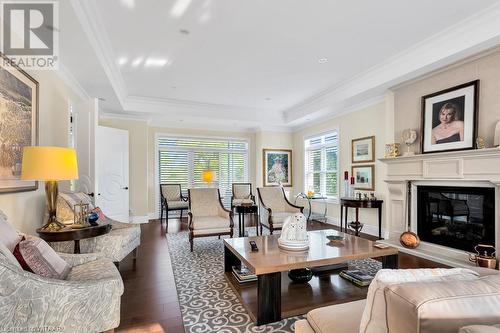 241 Tamarack Boulevard, Woodstock, ON - Indoor Photo Showing Living Room With Fireplace