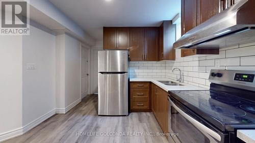 9 Rameau Drive, Toronto, ON - Indoor Photo Showing Kitchen With Double Sink