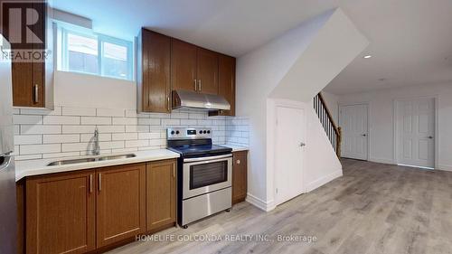 9 Rameau Drive, Toronto, ON - Indoor Photo Showing Kitchen With Double Sink