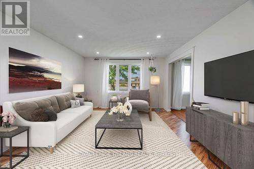 Digital Staged Living room - 285 Appin Road, Southwest Middlesex (Glencoe), ON - Indoor Photo Showing Living Room