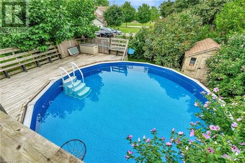 10 Graydon Drive, Mount Elgin, ON - Outdoor With Above Ground Pool With Backyard