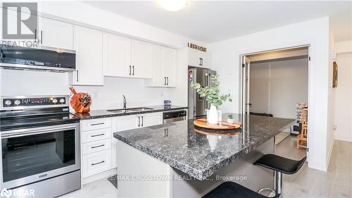 66 Pumpkin Corner Crescent, Barrie, ON - Indoor Photo Showing Kitchen With Double Sink With Upgraded Kitchen