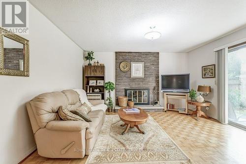 424 Donnybrook Road, Oakville, ON - Indoor Photo Showing Living Room With Fireplace